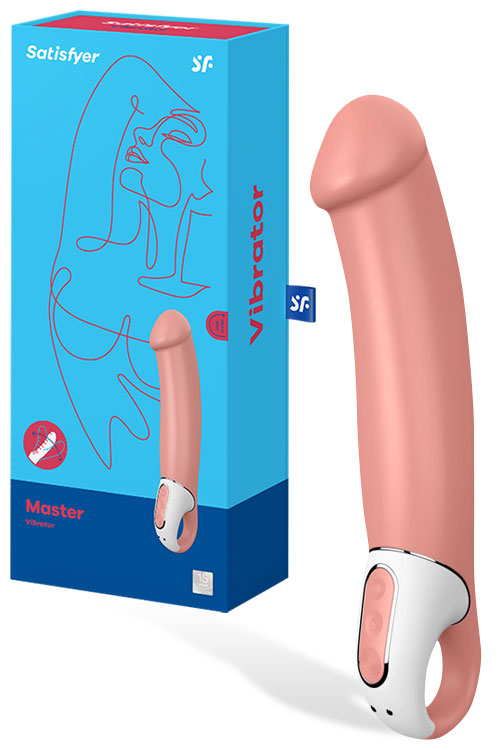 Master 9.3" Semi Realistic Silicone Vibrator