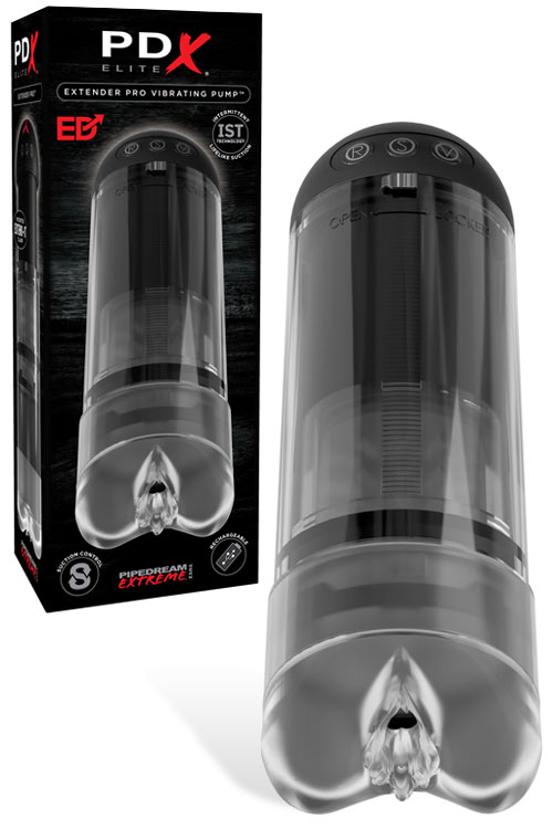 Extender Pro 10.25" Vibrating Penis Pump plus Suction