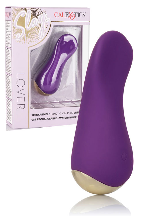4.25" Curved Silicone Vibrating Massager