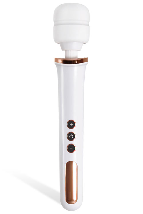 13" Silicone Head Wand Massager Rose Gold Edition