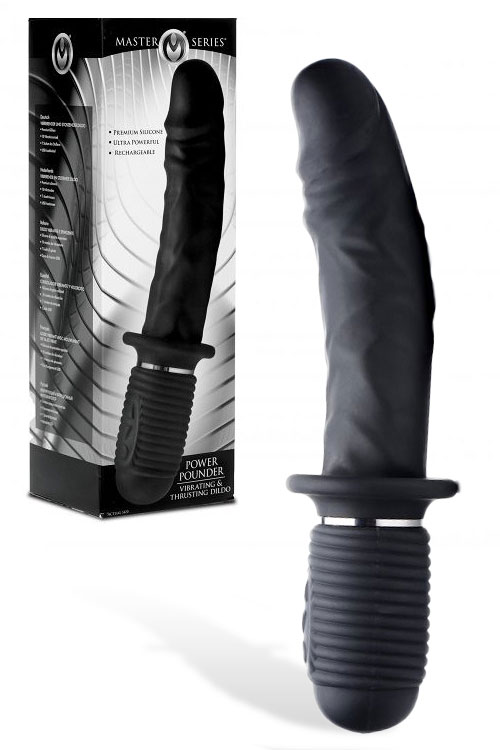 Realistic 10.75" Vibrating Silicone Thruster