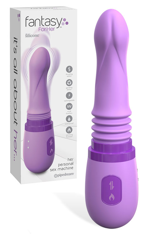 Thrusting, Gyrating, Vibrating & Heating 8.5" Sex Machine