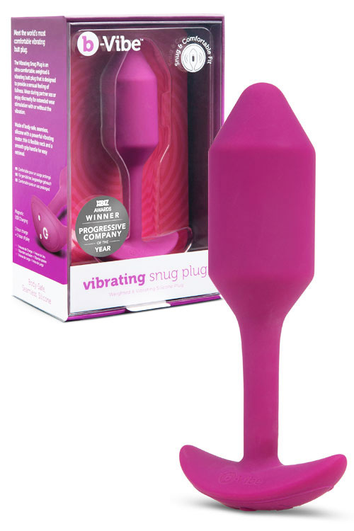 Vibrating Snug Plug 4.4" Weighted Silicone Butt Plug | 112g (4oz)