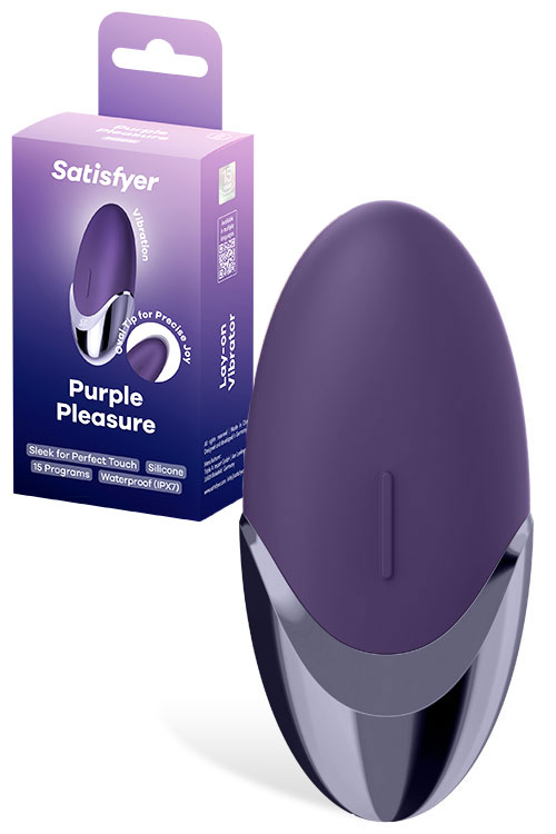 Purple Pleasure 3.7" Lay On Clitoral Vibrator