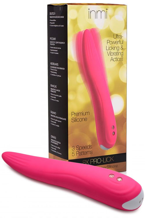 Vibrating & Licking 7.5" Tongue Vibrator
