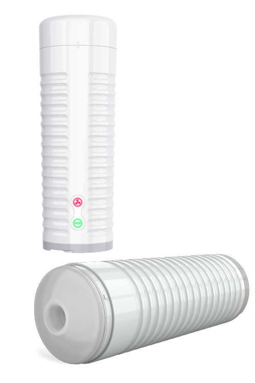Max 2 App Controlled 9.5" Vibrating & Squeezing Masturbator