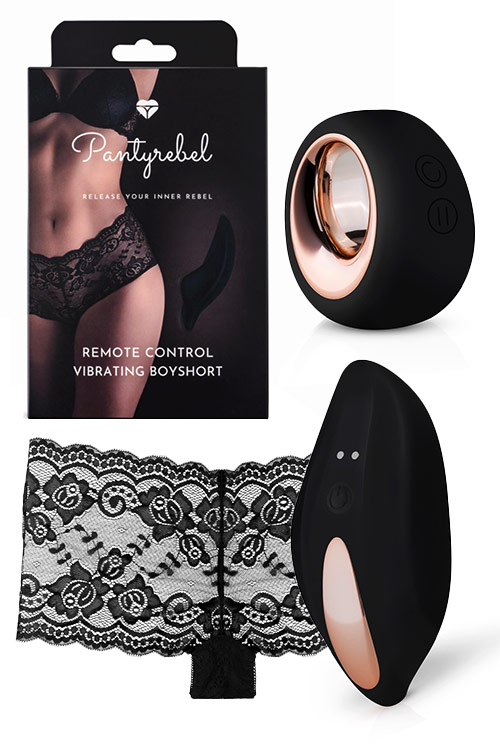 Vibrating Boyshort with Remote Control