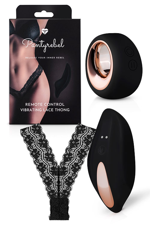 Vibrating V Thong with Remote Control