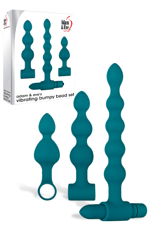 Vibrating Bumpy Anal Bead Set (4 Pce)