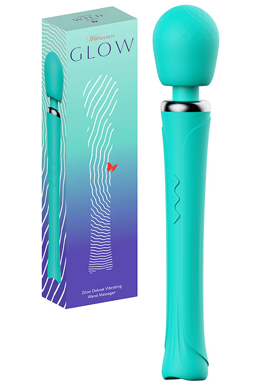 Glow 13.8" Deluxe Vibrating Wand Massager