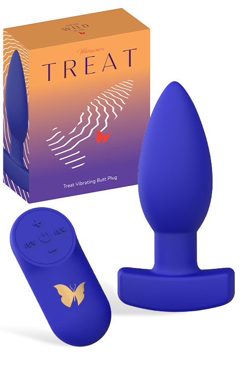 Treat 5.3" Remote Controlled Vibrating Butt Plug