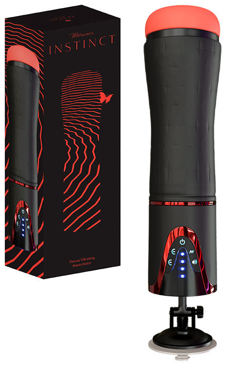 Instinct 11" Vibrating & Sucking Deluxe Masturbator
