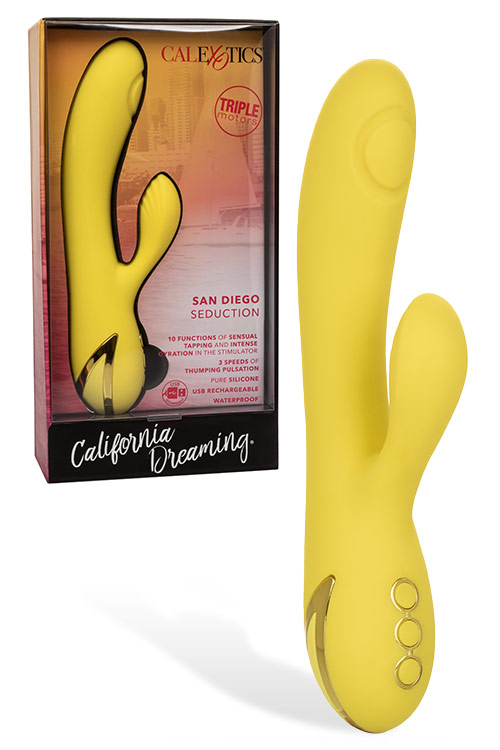 7" San Diego Seduction Thumping Rabbit Vibrator