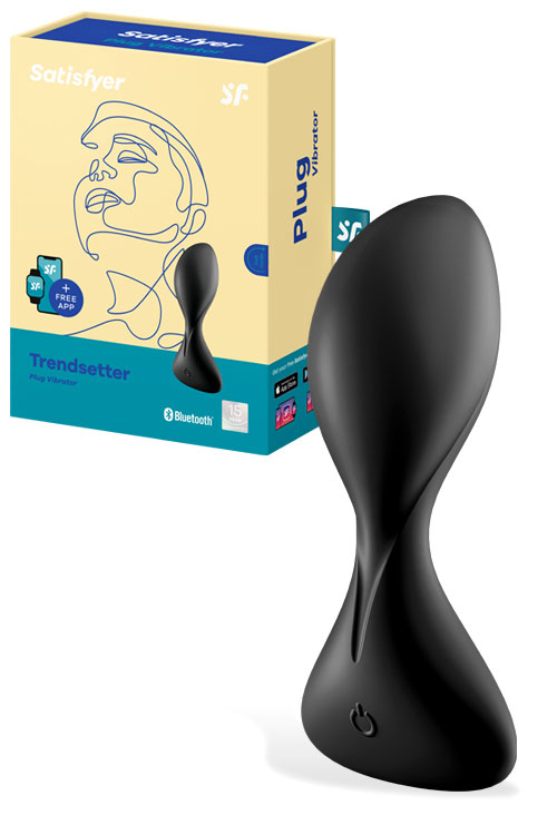 Trendsetter 4.4" App Compatible Vibrating Butt Plug