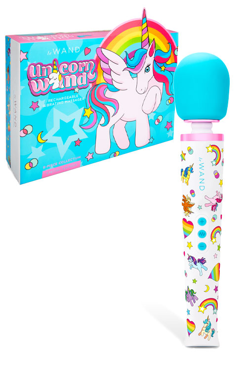 13.4" Limited Edition Unicorn Wand Massager 8 Piece Set