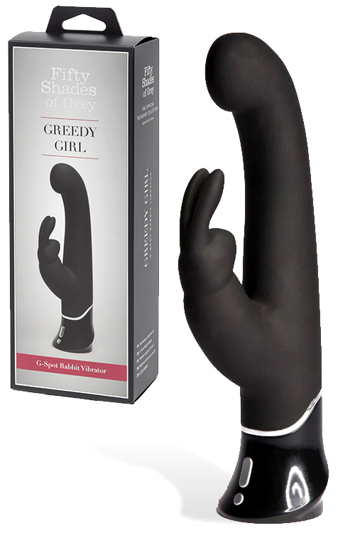 Greedy Girl 9.5" Rechargeable G Spot Rabbit Vibrator