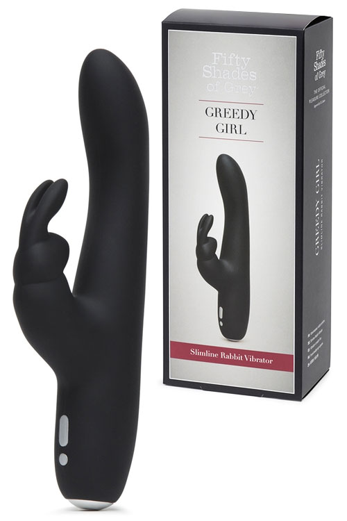 Greedy Girl Slimline 9.5" Rabbit Vibrator