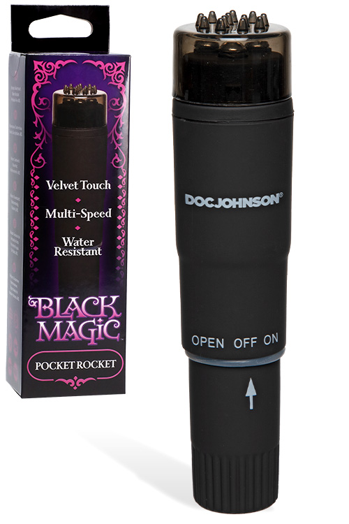 Black Magic Pocket Rocket 4" Clitoral Vibrator