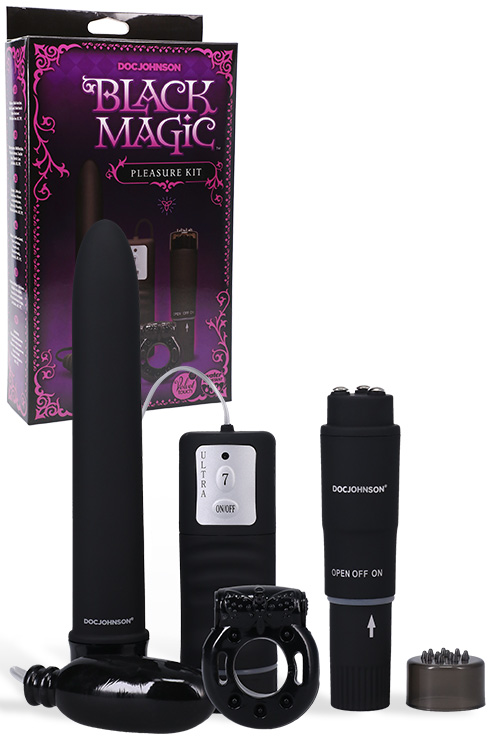 Black Magic 4 Piece Pleasure Kit