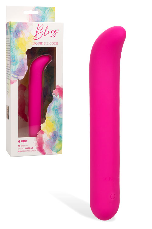 Liquid Silicone 5.25" G Spot Vibrator