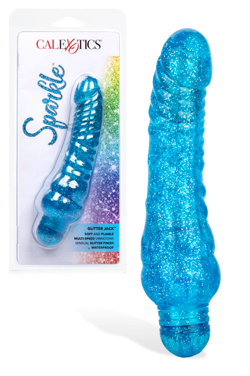 5.75" Sparkle Glitter Jack Classic Vibrator