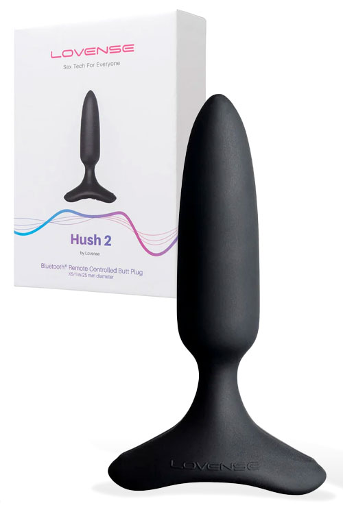 Hush 2 App Controlled 4.72" Extra Small Vibrating Butt Plug