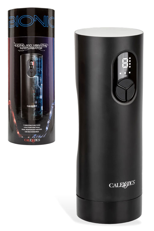 Bionic Suction 10.5" Sucking & Vibrating Masturbator