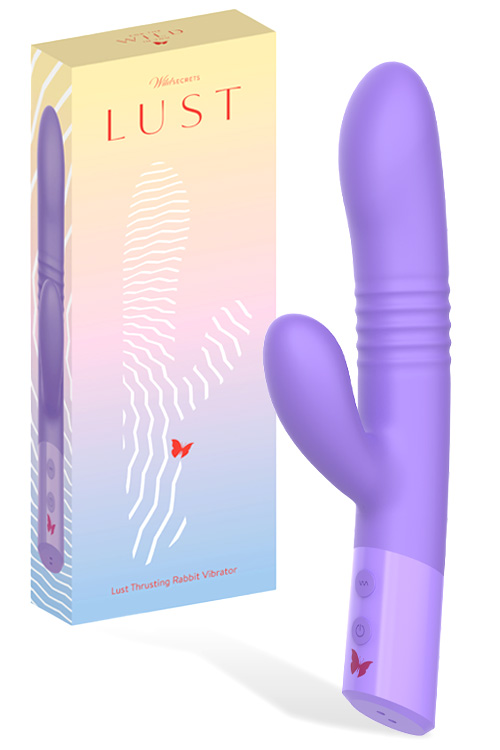 Lust 10" Thrusting Rabbit Vibrator