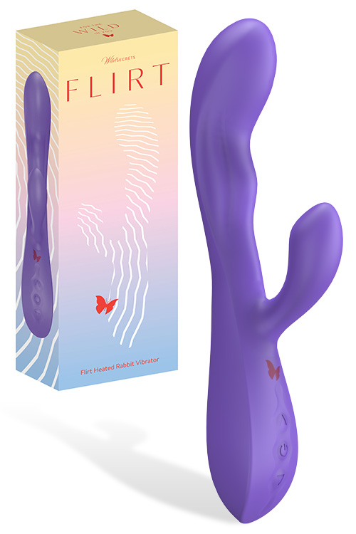Flirt 9" Heated Rabbit Vibrator