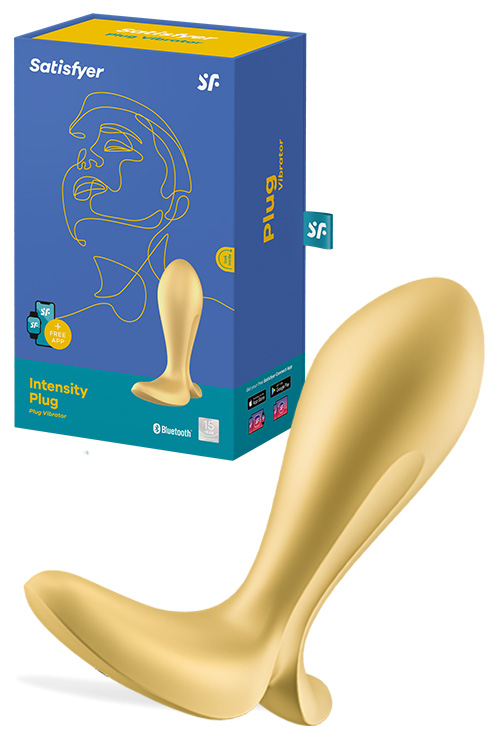 Intensity Plug App Compatible 4.4" Vibrating Butt Plug