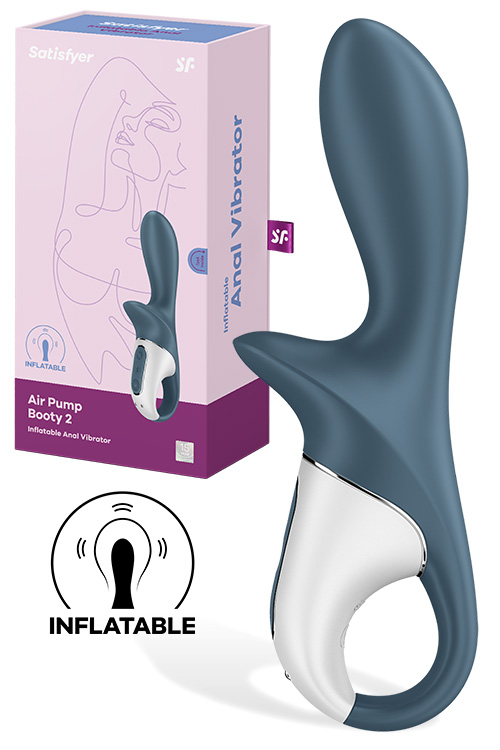 Air Pump Booty 2 Inflatable 7" Anal Vibrator