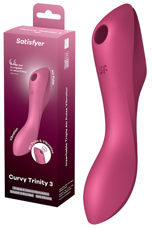 Curvy Trinity 1 Multifunction 6.9" 3 in 1 Vibrator