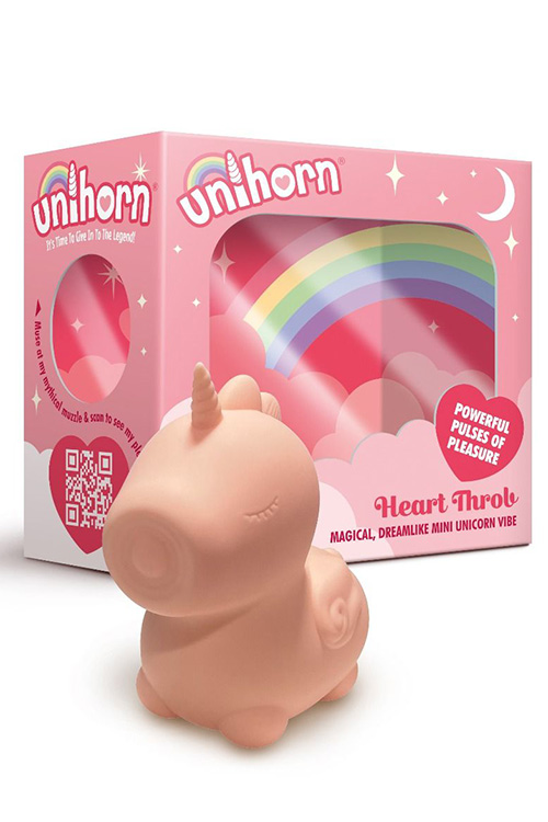 Heart Throb 3.75" Unicorn Clitoral Vibrator