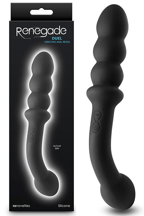 Duel 8.4" Dual Ended Vibrating Anal Beads