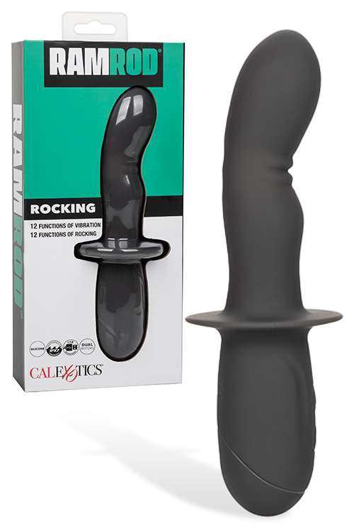 Ramrod Rocking Probe 8" Vibrating Anal Dildo