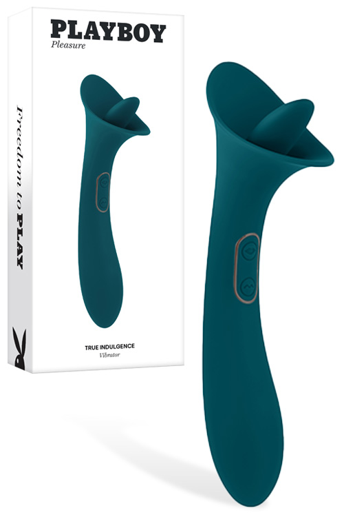 True Indulgence 8.4" G Spot & Clitoral Vibrator