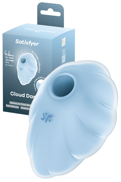 Cloud Dancer 3.5" Vibrating Air Pulse Clitoral Stimulator