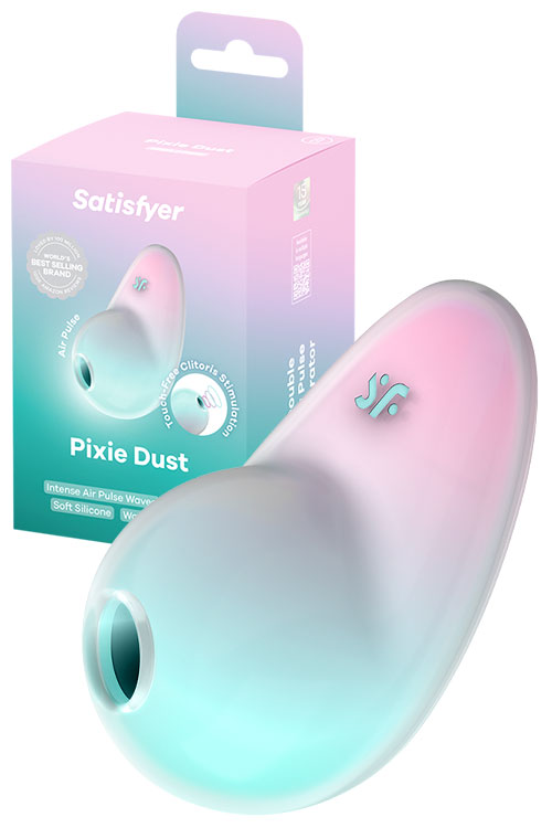 Pixie Dust 3.7" Vibrating Air Pulse Clitoral Stimulator