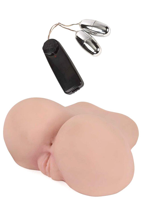 Doggie Style Debbie 7.5" Dual Entry Vibrating Masturbator
