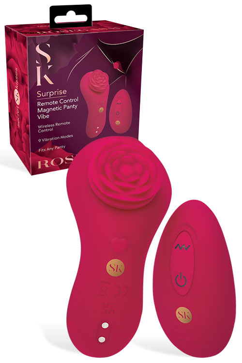 Rosegasm Surprise 3.1" Remote Controlled Magnetic Panty Vibrator