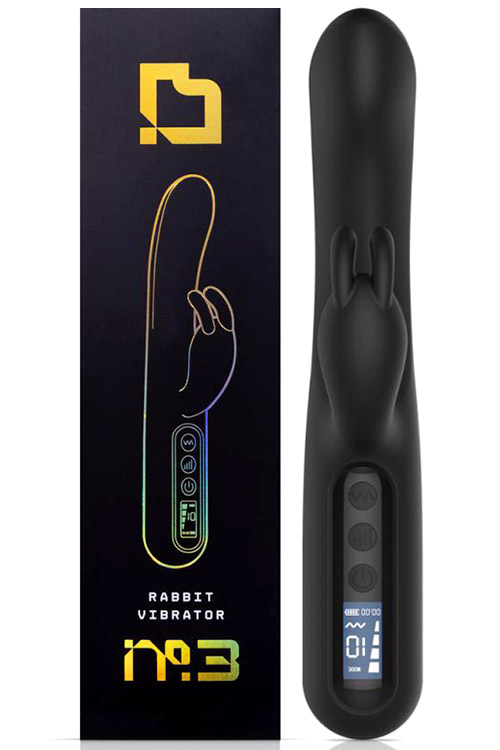 9" Digital Rabbit Vibrator with Clitoral Teaser