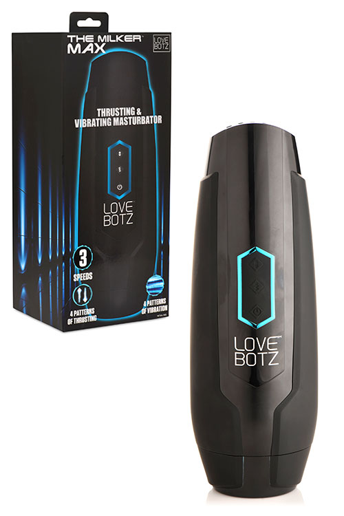 Milker Max 10.8" Thrusting & Vibrating Masturbator