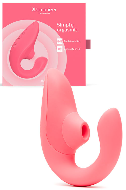 Blend 5.5" Rabbit Vibrator with Pleasure Air Pulse Clitoral Stimulator