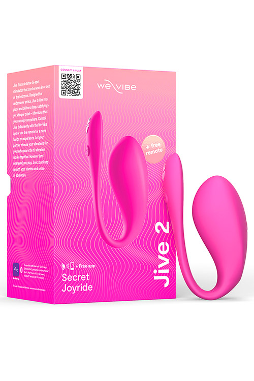 Jive 2 App & Remote Controlled 4.1" Wearable Egg Vibrator