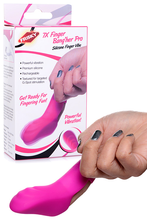 Bang Her Pro 4.7" Silicone Finger Vibrator
