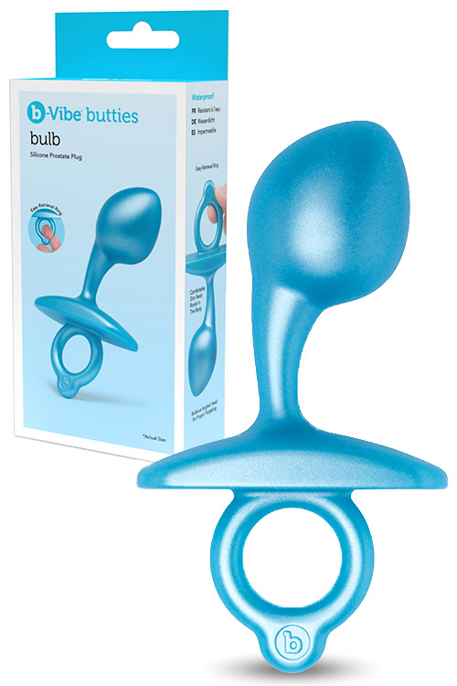 Bulb Plug 4.2" Silicone Prostate Massager