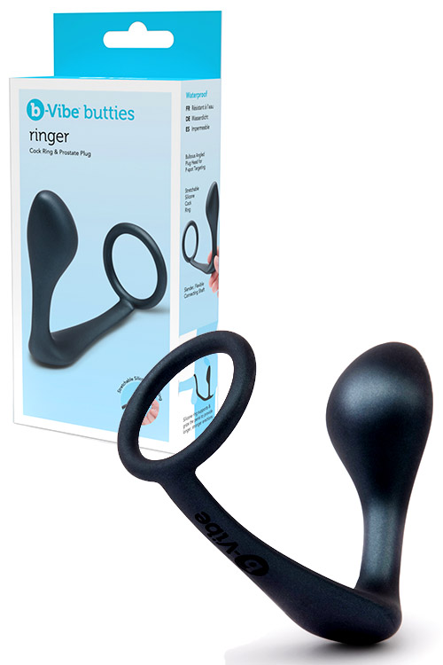 Ringer 4.1" Cock Ring & Prostate Plug