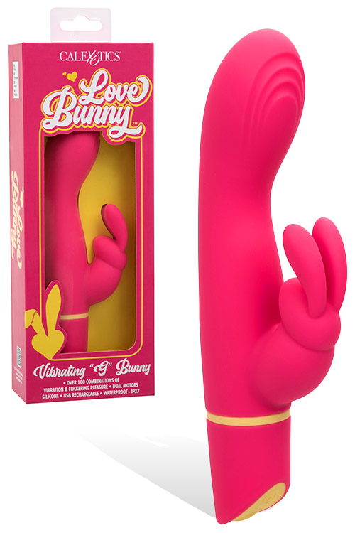 Vibrating G Bunny 7.5" Silicone Rabbit Vibrator