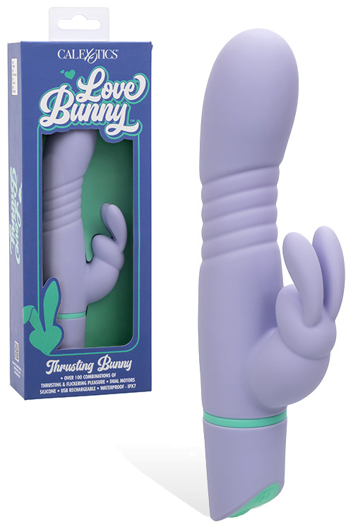 Thrusting Bunny 7.5" Thrusting Rabbit Vibrator