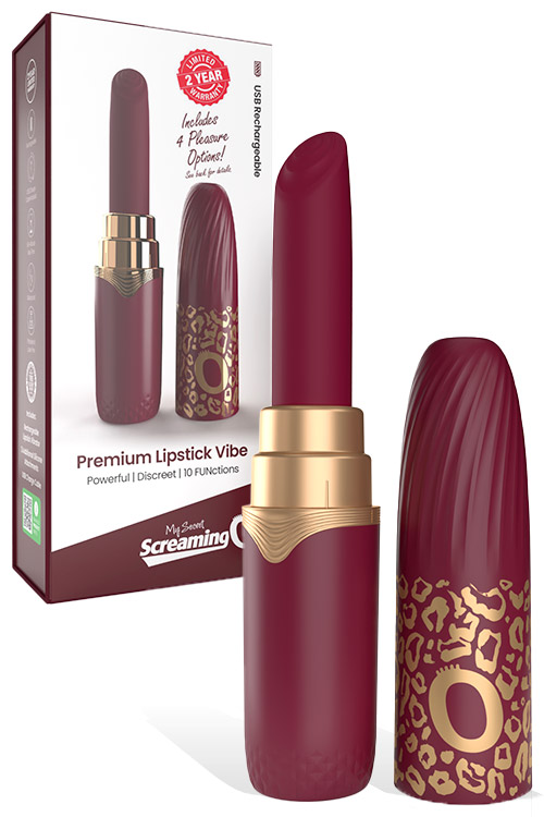 My Secret 7" Lipstick Bullet Vibrator with 4 Tips